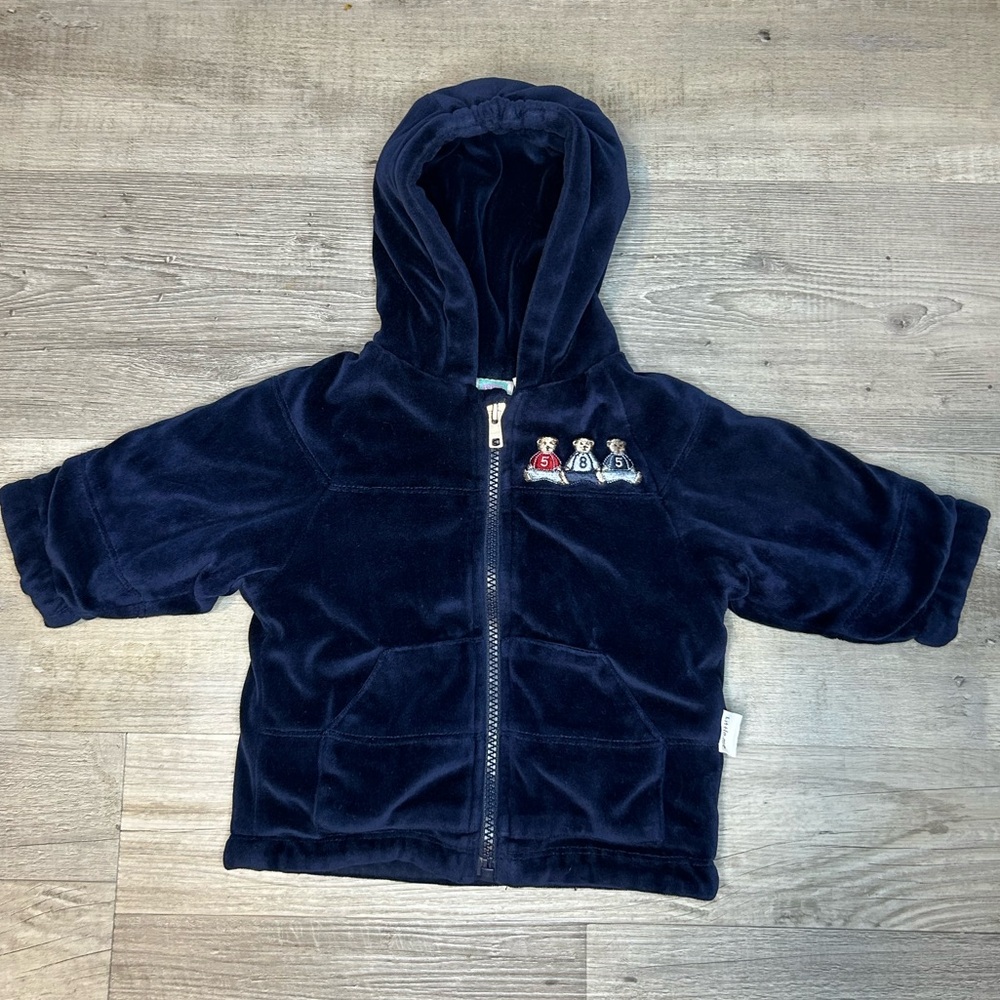 Little me cozy thick jacket with hoodie 6/9M baby cozy jacket